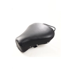 Black single rider seat with studs and no stitching for Vespa VNB 1>
