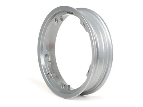Cerchio BGM PRO Superstrong tubeless 2.10-10 in alluminio A356-T6, argento, con doppio hump, offset ET5.5 e peso circa 1240 g.