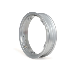 Cerchio BGM PRO Superstrong tubeless 2.10-10 in alluminio A356-T6, argento, con doppio hump, offset ET5.5 e peso circa 1240 g.