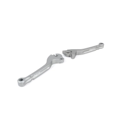 Coppia leve freno - BGM PRO CNC- freno a disco (GRIMECA)- Vespa PX (1998-2003), LML Star, Stella - GRIGIO SCURO