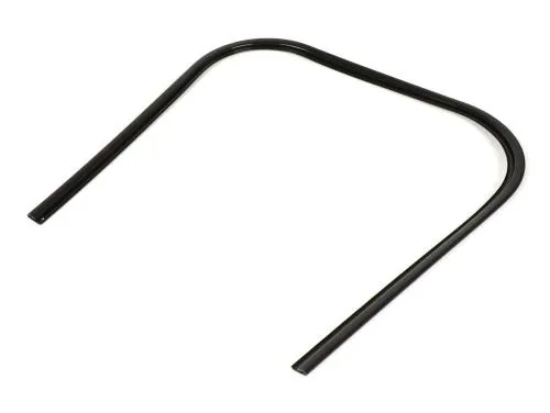 Bordo scudo BGM Original nero in plastica flessibile per Vespa PK S, S Lusso, SS ed ETS. Profilo specifico a scatto per la ribattitura rovesciata.