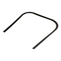 Bordo scudo BGM Original nero in plastica flessibile per Vespa PK S, S Lusso, SS ed ETS. Profilo specifico a scatto per la ribattitura rovesciata.