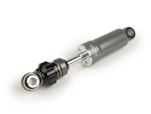 BGM PRO SC F16 Sport BGM7776 argento/nero: ammortizzatore anteriore a gas da 235 mm, compressione regolabile su 16 posizioni, senza molla.