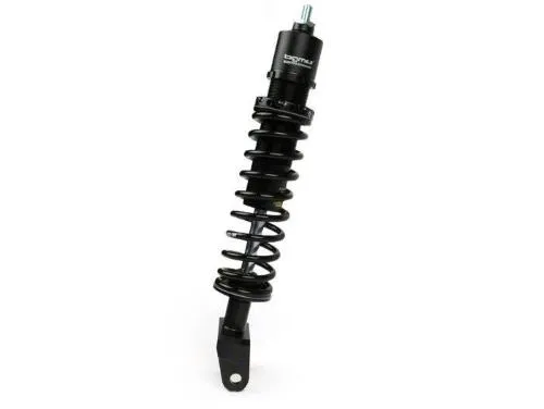 BGM PRO SC/R1 Sport posteriore nero da 330 mm, con precarico continuo e altezza regolabile, per Vespa PX, Rally, Sprint, ET3 e altre compatibili.