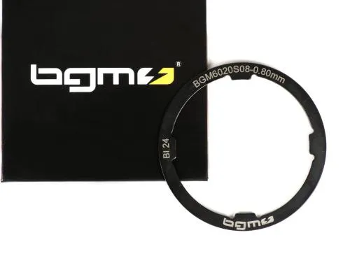 Anillo de hombro -BGM ORIGINAL- Vespa Smallframe V50, PV125, ET3, PK - Largeframe PX EFL (1984-), Cosa, T5 125ccm - 0,80 mm (+0,0 /- 0,04 mm)
