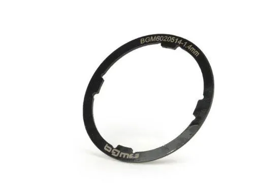 Anello di spallamento BGM ORIGINAL BGM6020S14 da 1,40 mm per cambi Vespa compatibili. Tolleranza +0,00/-0,04 mm.