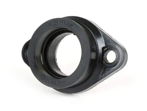 Manicotto collettore aspirazione, con flangia -BGM ORIGINAL Smart Flow- attacco=Ø=Ø35mm, interasse=60mm - PHBH28/30, VHST24-26, VHSH30, TMX27-30, TM28, PWK28, Polini24-30