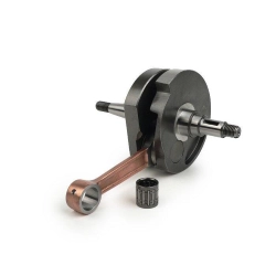 Albero motore BGM Original 7700010, corsa 57 mm e biella 105 mm, per Vespa GT, GTR, GL, Sprint, VNB, VBA, VBB, T4 e Super con cono piccolo.