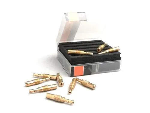 Set BGM PRO 2599100 con 10 getti minimo N424-21 da 35 a 58, filettatura M6x0,75, per carburatori Keihin compatibili.