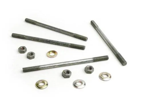 Kit prigionieri -M6 x 110mm- (per cilindro Piaggio 50 cc 2 tampi, Minarelli 50 cc (verticale), Morini 50 cc (tipo AH)) - BOOSTER, BUMP50, BWS50, SLIDER50, SPY, SR50 (-1994), STUNT, ZUMA50, AMICO
