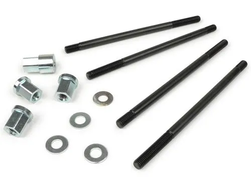 Kit prigionieri M8 x 165mm compresi dadi testa cilindro -BGM PRO- Lambretta LI, LIS, SX, TV (2a serie, 3a serie), DL, GP