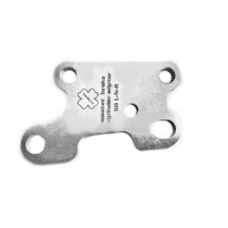 Adattatore Crimaz DFR1065-P2.0 per pompa freno 2.0 e manubrio tondo da 105 mm di Vespa 50 N, L e R. Pompa non inclusa.