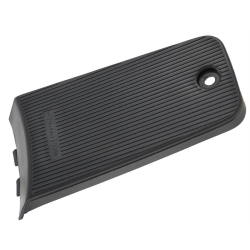 Coperchio nero originale Piaggio 577545 per la piastra del portapacchi posteriore di Vespa ET2 ed ET4 50-150 compatibili.