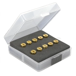 Set NARAKU NK200110: 10 getti principali M5 a testa tonda, misure 80-98, per carburatori KEIHIN CVK 26-30 e NARAKU 24-30.