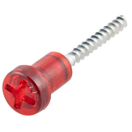 Vite originale Piaggio 290944 con testa rossa per fanale posteriore di Runner, Hexagon, NRG, Sfera, Skipper, Zip e Ape 50 compatibili.