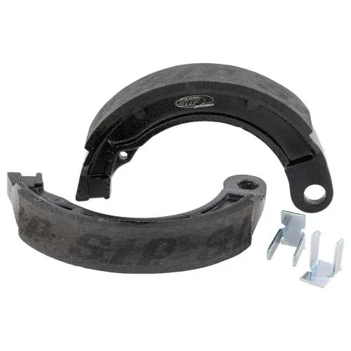 Ganasce freno SIP PERFORMANCE 8", posteriori, per Vespa 125 V1-33/VM/VN/VNA /VNB1-3T/150 VL/VB/VBA/VBB1T /VGL1 w 23 mm, 1 sede, per tamburo freno à interno 127mm TUNING SPORT - alte prestazioni e tenuta di strada e grado AA - riparazione di prima classe