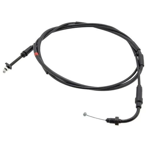 Cavo acceleratore per Vespa LX/S 3V i.e. 125-150ccm 4T AC opener, PIAGGIO, nero, acciaio, zincato Grado A - riparazione perfetta