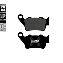 Pastiglie freno Galfer S42 GF1650, coppia organica sport 78x40,8x9 mm con ABE/KBA. Per pinze scooter compatibili con questa sagoma.
