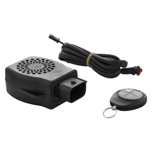 Sistema di allarme PIAGGIO e-Power per Vespa GTS/GTS Super/GTV 125-300ccm ('16-), Euro 4 anche per PIAGGIO Liberty 50-150ccm, con telecomando e chiave elettronica, necessario cavo adattatore