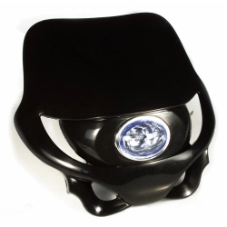 Coperchio manubrio Cyclope Moto 50 per GILERA GSM 1.Serie/Motard & 2.Serie/H@K nero
