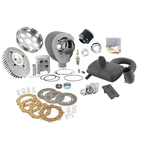 Kit Malossi Sport 2016 210 cc 10204000 per Rally 200, P200E e PX200 fino al 1994: cilindro Ø68,5, testa MMW, SIP Road, corsa 57 e biella 110.