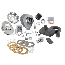 Kit Tuning MALOSSI Sport 2016 210 cc per Vespa 200 Rally /P200E/PX200 E/Lusso ->'94 Ã 68,5mm, alluminio, corsa 57mm, con SIP Road, testata MMW, etc., TUNING SPORT - high -performance & roadworthy