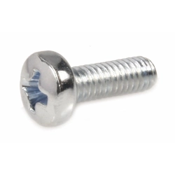 Vite LML 21214233 M4x15 mm a croce con testa bombata, ricambio per carburatore Keihin PB della LML Star 200 4T.