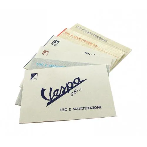 Manual de instrucciones PIAGGIO Vespa 125 1965 italiano