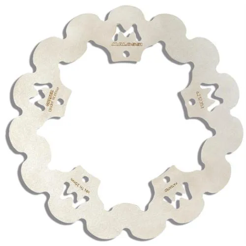 MALOSSI MHR WHOOP brake disc, B28, front, for GILERA 50-180 DNA /PIAGGIO 125-250 X9, rear for GILERA 125-500 Nexus /400-500 Beverly/125-300 MP3 /X7/X8/X9/Evo stainless steel, Ø 240/125 mm, 5 holes, Wave