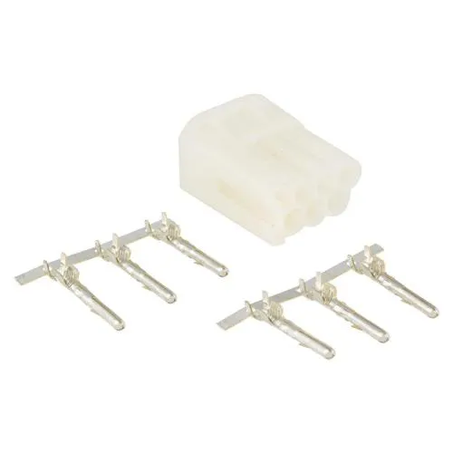 Boccola multipolare SIP Spareparts 21606700 a 6 posizioni per riparazione connettori blocchetto accensione e devioluci Vespa PK, PX, ETS, LX e S compatibili.