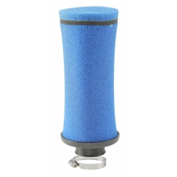 Filtro aria racing REPLAY "Ev. ..otype", 90°, attacco: 35/28 mm, l 185 mm, rosso, incluso connettore e staffa