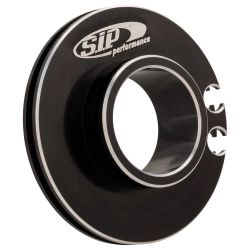 Puleggia di rinvio SIP testa di sterzo, "Short Shifter" per Vespa PK50-125 S/SS/Lusso /XL/ETS/Rush/N/PX80-200/PE /Lusso/'98/MY/'11/T5/Cosa 1 anche per LML Star 125-200 2T /4T/Deluxe 2T/4S/Speedy /Stella à 50 mm, alluminio, lavorato CNC, anodizzato nero,
