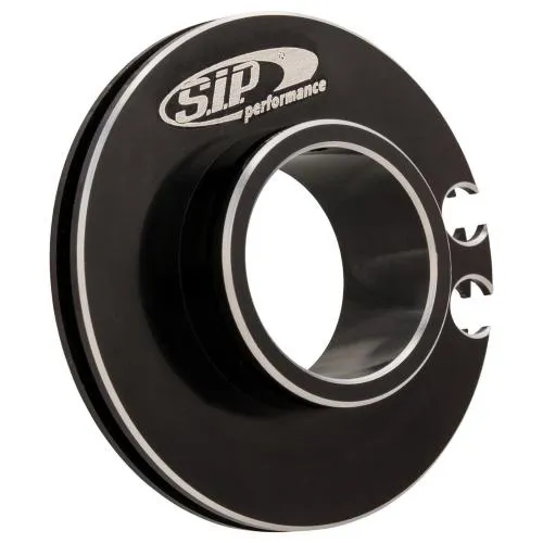 Puleggia cambio SIP Short Shifter 13978620 Ø50 mm, CNC e anodizzata nera, per Vespa PK/PX/T5/Cosa 1 e LML Star manuali compatibili.