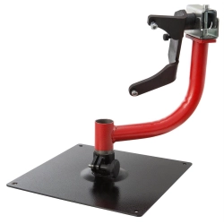 Soporte motor SERIE PRO Advanced para PIAGGIO CIAO/SI/Bravo /Superbravo/Grillo/Boss rojo/negro, montaje sobre mesa, giratorio 360° y orientable