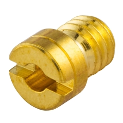 Getto principale 10282130, taratura 130, Ø esterno 5 mm e testa tonda per carburatori KEIHIN CVK 26-30 e NARAKU 24-30 compatibili.