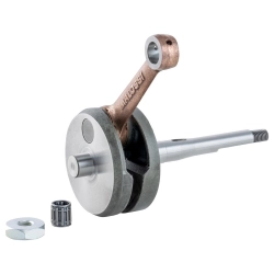 Full Circle MALOSSI HCP crankshaft for PIAGGIO CIAO/PX/SI /Bravo/Superbravo/Grillo /Boss reed valve, stroke 43.0mm, pin 10mm, SPORT-TUNING, high performance and road legal