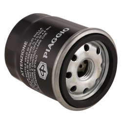 PIAGGIO oil filter for PIAGGIO Leader/Quasar/LEM for Vespa ET4/LX/LXV/S /Primavera/Sprint/GTS/GTS Super/GTV/GT 60/GT/GT L/946 125-300ccm 4T AC/LC Ø 50x67 mm, black, M14, (483727)