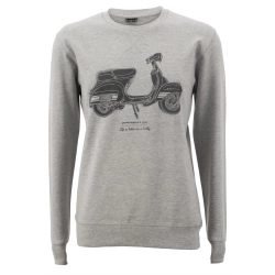 Sudadera SIP «Life is better on a Rally», gris, hombre, talla M, 90 % algodón, 10 % viscosa