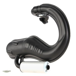 Scarico Racing POLINI "Banana" Sport per Vespa PK50/S/SS/XL /XL2/XLS/HP/FL/N/Silenziatore in acciaio, alluminio, sinistro, SPORT-TUNING, performante e stradale