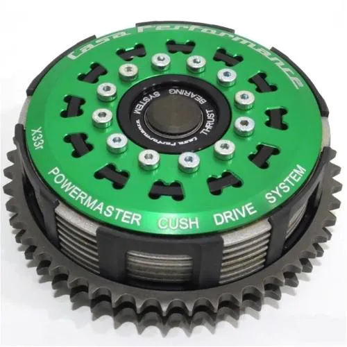 Kit frizione CasaPerformance Power Master per CasaCover per Lambretta 125 DL/GP/150 DL /GP/200 DL/GP 47 denti, 7 dischi, 12 molle, 6 dischi, con ammortizzatore TUNING RACE - per professionisti