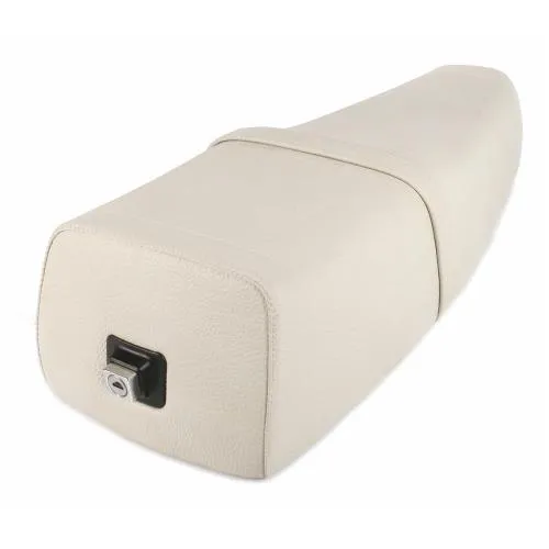 Sillín para Vespa PK50-125/S/XL /ETS, marfil, con cerradura, con cinturón