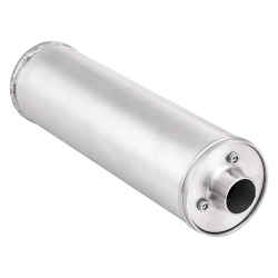 Silenziatore MMW RS2000, anche per sistemi di scarico PM/SIP NG, l 350 mm, Ã 85 mm, Ãi 26 mm, alluminio, imbullonato per motori accordati