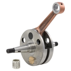 Árbol cónico Full Circle DRT para Vespa 125 VM/VN/150 VL/VB1 /Hoffmann/ACMA carrera 60,0 mm, biela 110,0 mm, SPORT-TUNING, alto rendimiento y estabilidad en carretera Grado A - reparación perfecta