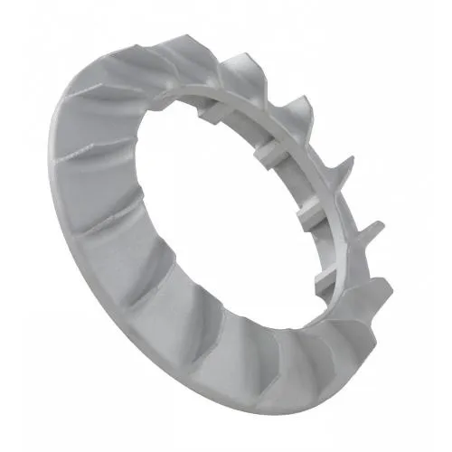 Ventola volano MMW HP4 75045800 in alluminio, profilo curvo e massa nominale 350 g, per Vespa Smallframe compatibili.