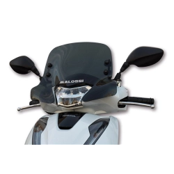 Paravento MALOSSI, paravento sportivo, tonalità , per HONDA 125 -150 SH I i.e. `17- 3 mm, h 350 mm, l 450 mm