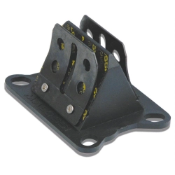 Blocco valvola lamellare MALOSSI "Ca... ...rbonio" VL6, per collettore lamellare MALOSSI, per Vespa 50-125/PV/ET3/PK/XL/XL2/125 VNB-TS/150 VBA-Super/180-200 Rally/PX 80-200/PE/Lusso/`98 /MY/`11/T5/Cosa, 73x52x40 mm