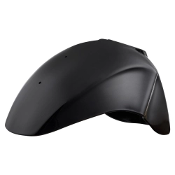 Parafango PIAGGIO per Vespa Primavera 50-150ccm ('18-) anteriore, in plastica, nero, Vulcano 98/A, per pneumatici 12", grado A - riparazione perfetta