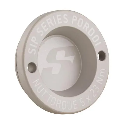 12" hub cover, front rim, SIP PORDOI SERIES for Vespa GTS/GTS Super/GTV/GT 60/GT/GT L 125-300ccm Ø 42 mm, CNC aluminium, matt silver anodised, an extremely attractive accessory