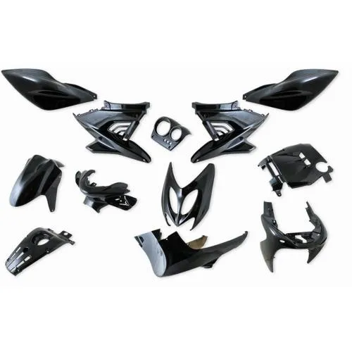 Kit carrozzeria STYLEPRO GG003400, 12 pezzi blu opaco per MBK Nitro e Yamaha Aerox compatibili. Verificare generazione, attacchi e pannelli.