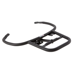 Rear luggage rack, FA for Vespa Primavera/Sprint/Elettrica 50-150ccm, glossy black, rigid, for original PIAGGIO top box